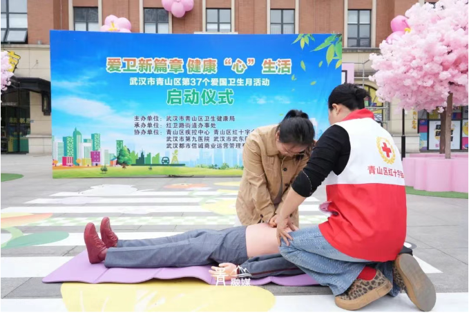 助力青山区爱国卫生月活动 八大家·红坊里再添城市文化新名片